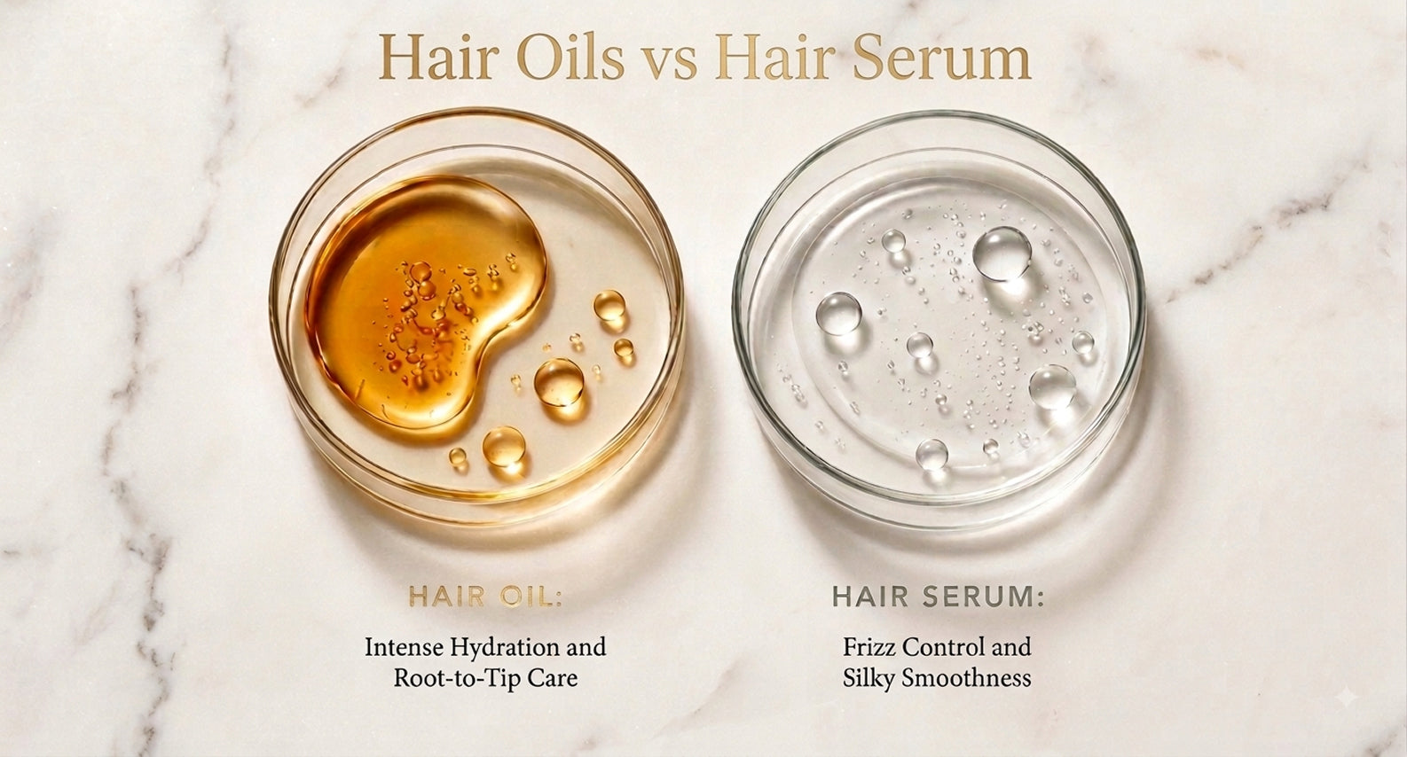 Hair Serum vs Hair Oil